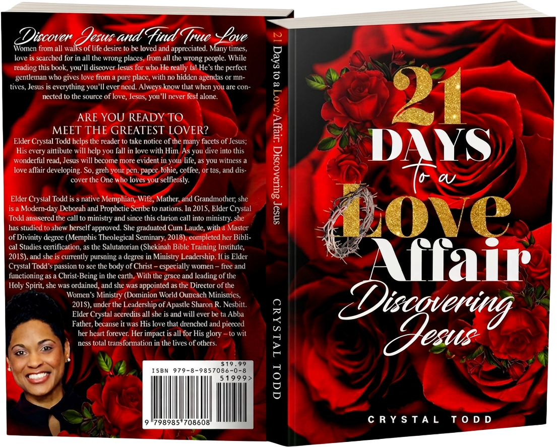 Cover of 21 Days to a Love Affair Discovering Jesus by Dr. Crystal Todd